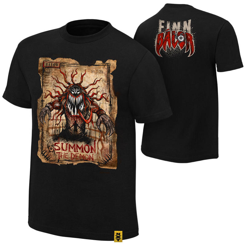 WWE Finn Bálor "Summon The Demon" Authentic T-Shirt現貨