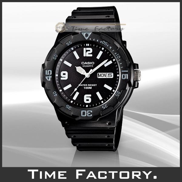 【時間工廠】全新公司貨 CASIO DIVER LOOK 潛水風膠帶腕錶 MRW-200H-1B2