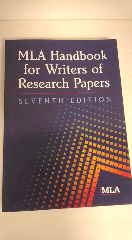 mla handbook for writers of research papers 7th edition pdf