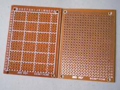 [含稅]萬能板萬用板洞洞板電木板pcb電路板麵包板實驗板 7*9釐米