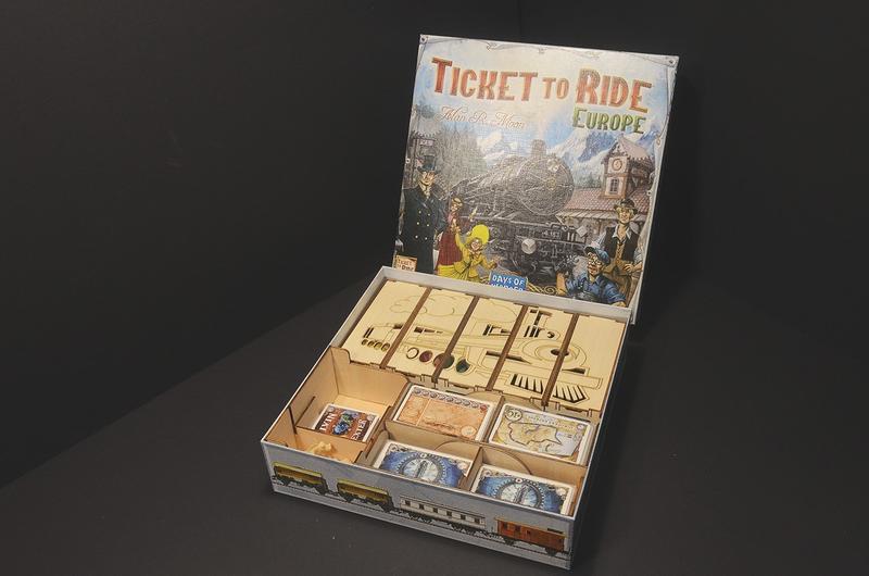 [JOOL桌遊][特價690]烏鴉盒子 鐵道任務：歐洲 Ticket to Ride: Europe 桌遊收納盒