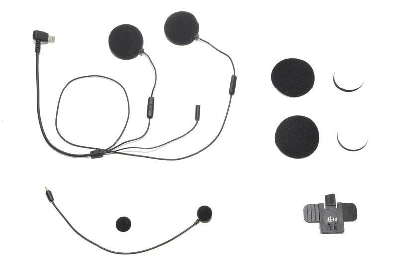 [ 超音速 ] Super Sonic M3 藍芽耳機專用 全罩式喇叭麥克風組 (喇叭、麥克風、主機固定夾座、黏貼配件)