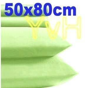 ==YvH==PillowCase 蘋果綠 加大50x80cm 信封型枕頭套1個 台灣印染 210織100%精梳純棉