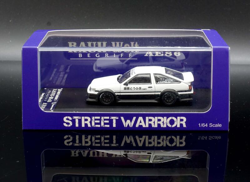 M.A.S.H】現貨特價Street weapon 1/64 RWB AE86 白寬體改裝| 露天市集