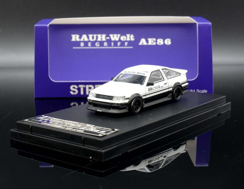 M.A.S.H】現貨特價Street weapon 1/64 RWB AE86 白寬體改裝| 露天市集