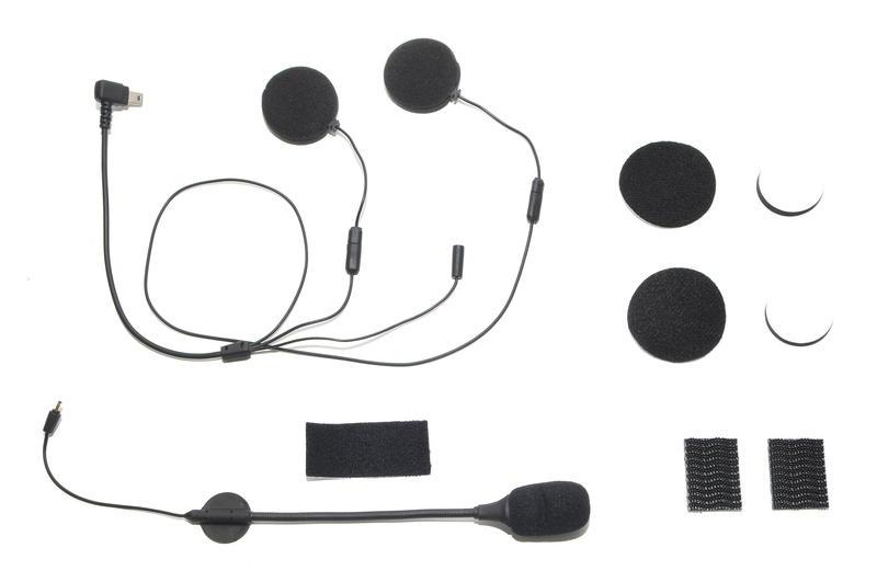 [ 超音速 ] Super Sonic M2 藍芽耳機專用 半罩式喇叭麥克風組(喇叭、麥克風、固定子母扣、黏貼配件)