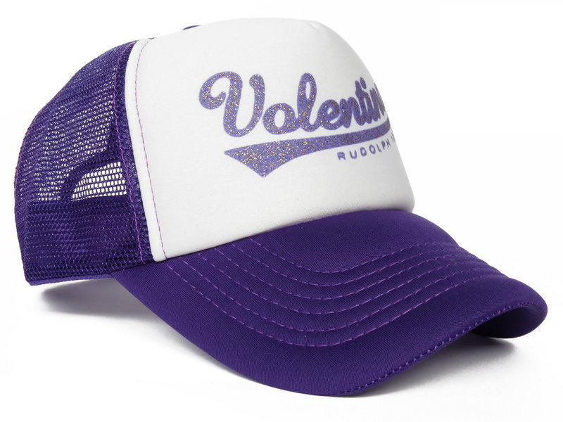 帽子專賣店 Volentina rudolph 1921超搶眼亮片字體網帽Q368-4 紫色款