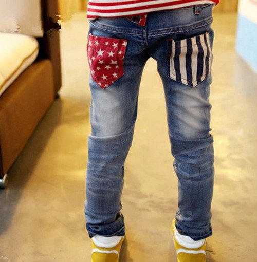 韓星星/條紋口袋造型牛仔褲(9/11號)$零碼優惠價359元