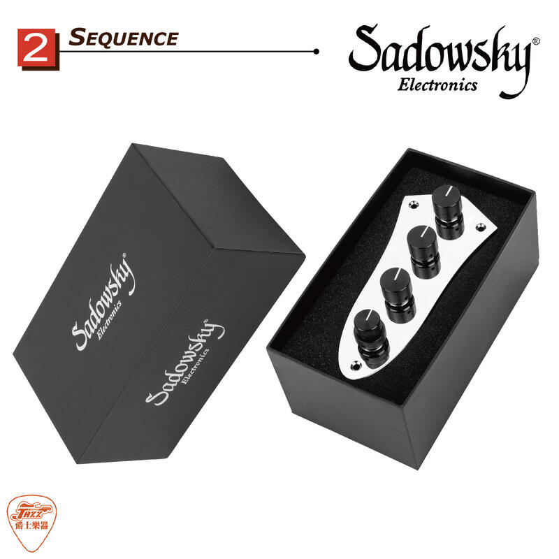 爵士樂器】Sadowsky Onboard Bass Preamp (4-Knob System) 貝斯前級