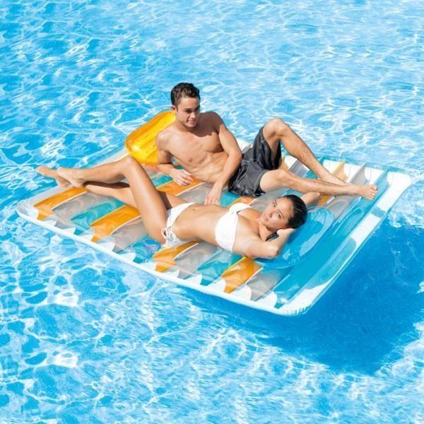 INTEX 56897 雙人浮排 親子浮排 充氣浮排 漂流船 水上床墊 沙灘墊 附充氣枕