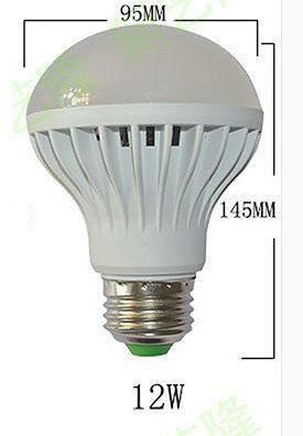 白光LED燈泡 電壓:DC12v 功率:12w E27燈泡頭 LED節能照明適用於電瓶 露營 戶外活動 地攤夜市