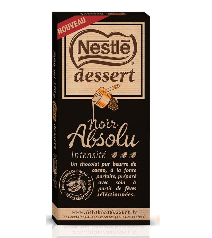 ☆Bonjour Bio☆ 法國 雀巢 Nestlé Dessert® 70% 黑巧克力磚 烘培 料理