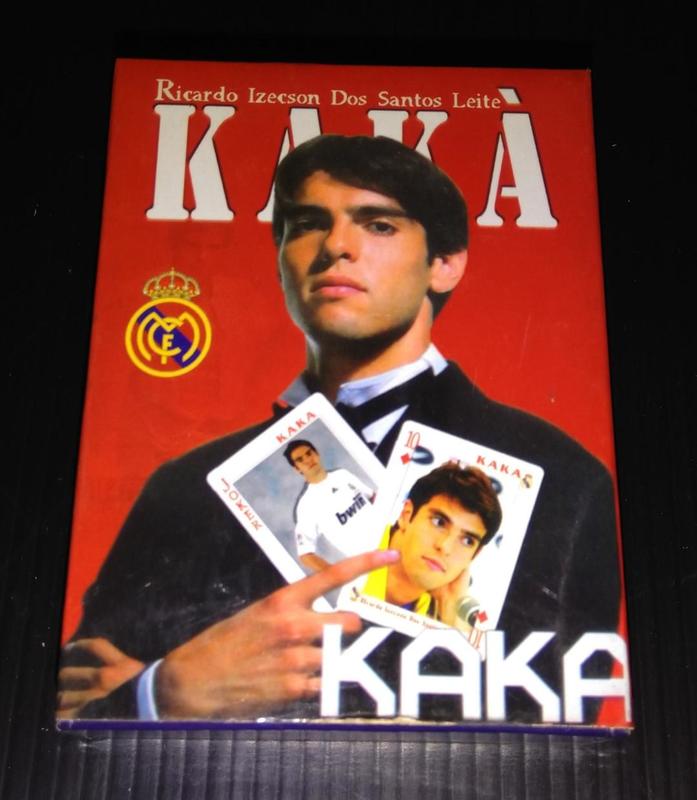 絕版【全新】卡卡 Kaká kaka 巴西足球金童 巴西足球員 紀念撲克牌 (含塑膠盒)