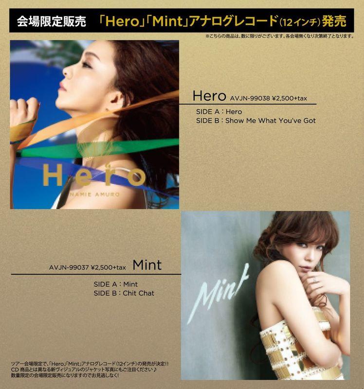 全国宅配無料 安室奈美恵 安室奈美恵 会場限定 MINT 安室奈美恵／Hero+ 