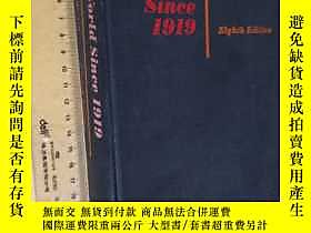古文物英文原版罕見the world since 1919（8th Revised edition）露天7215 wal 