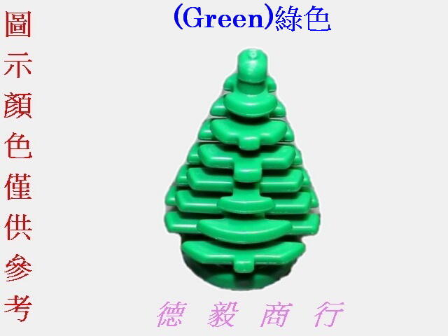 [全新LEGO樂高積木][2435]Plant Tree Pine Small 2x2x4-小松樹(Green)綠色