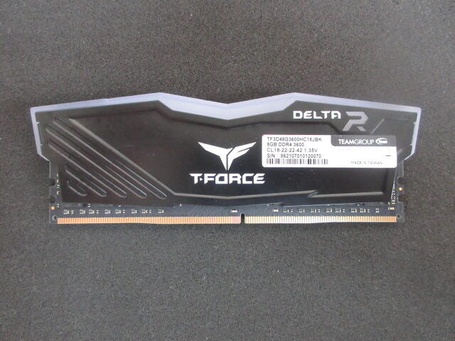 十銓 TEAM T-FORCE DDR4 3600 8G 桌上型記憶體