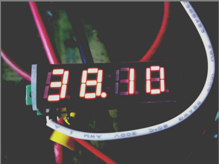 【507】LED 直流表頭 0-38V三線 4位 高精度 DC電壓表 0.28