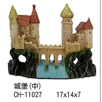 飾品 裝飾 擺飾 E2-11027 城堡 (中) 17x14x7