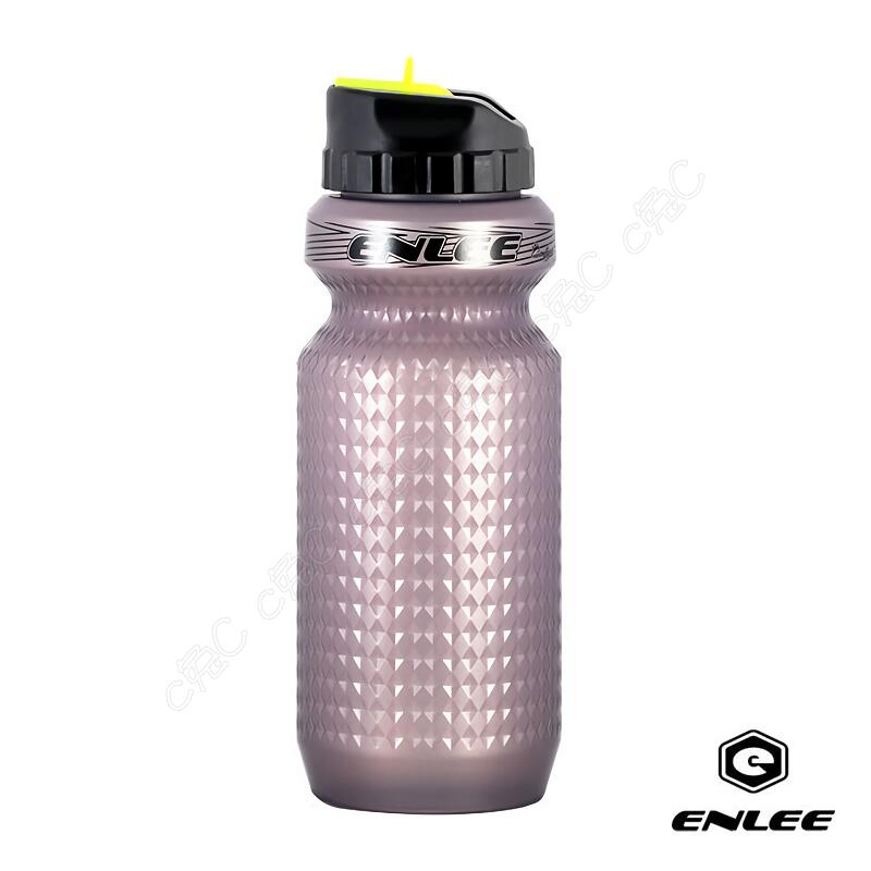 ENLEE-全新自行車BPA-Free水壺：防滲漏噴射嘴運動水瓶 650ml單車水杯 腳踏車吸嘴飲料杯 75mm吸管杯