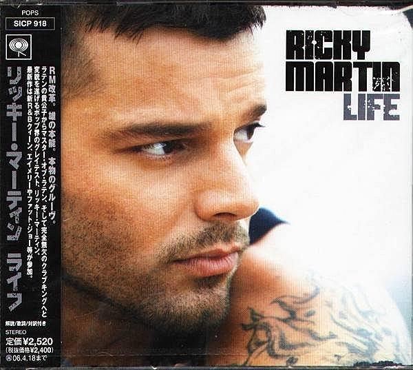 (甲上唱片) Ricky Martin - LIFE - 日盤