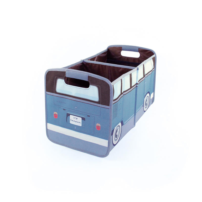 BRISA VW T1 Bus Foldable Storage Box - petrol/brown/收納盒