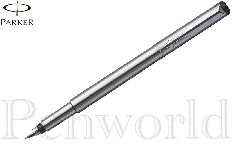 【Penworld】PARKER派克 威雅鋼桿白夾鋼筆 P0029690
