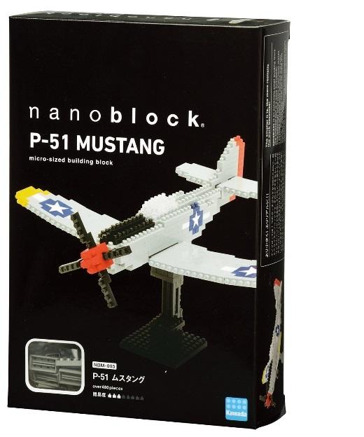 「芃芃玩具」Kawada日本河田積木nanoblock NBM-005 P51野馬戰鬥機 貨號14546