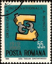 羅馬尼亞郵票_勞工組織_ILO_1969_3C21 →逗^郵舖←