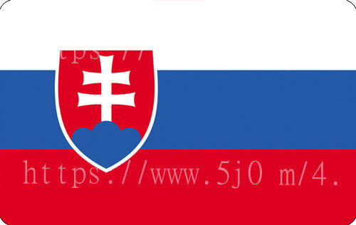 〈世界國旗〉 斯洛伐克 Slovakia 國旗 卡貼 貼紙