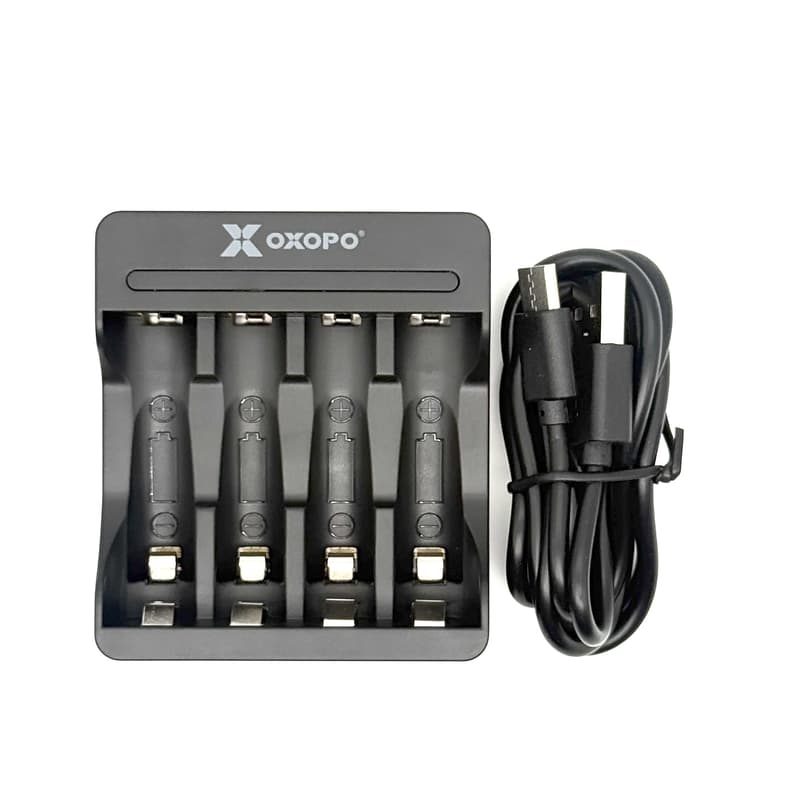 RST 紅星 - OXOPO CL3 鋰電池 充電器 4充 TYPE C 接頭 通用 3號 4號 充電電池 12543