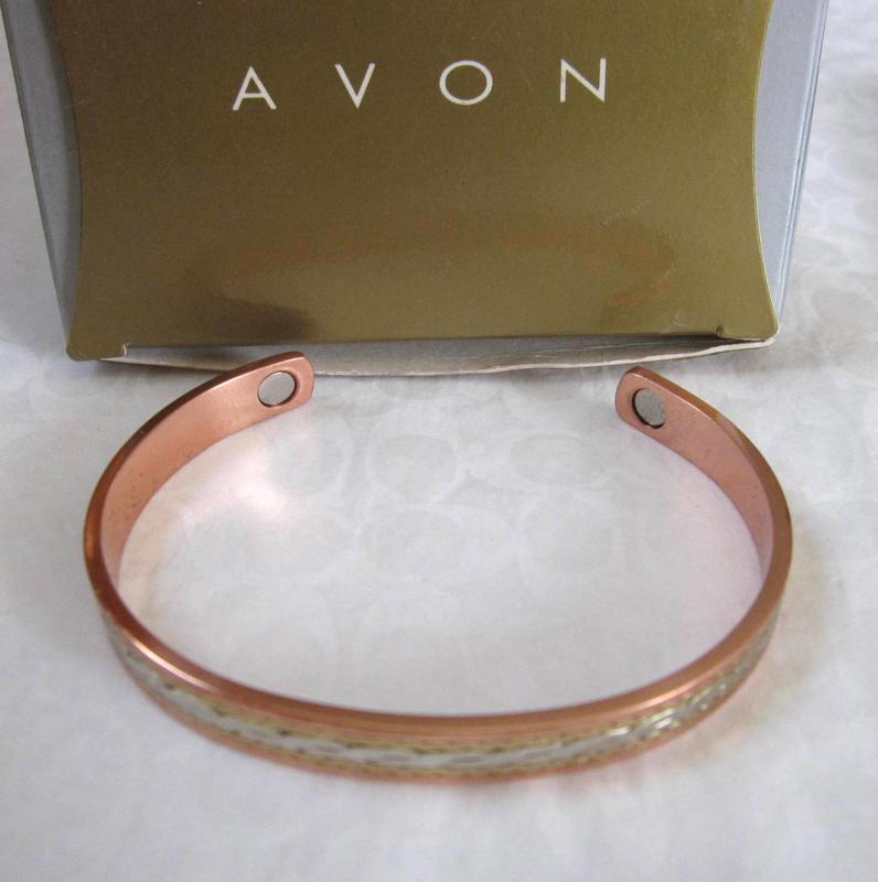 【戴大花】Avon 2000年 Tritone Copper Magnetic 三色麻花銅 磁場 中性手環 #E168