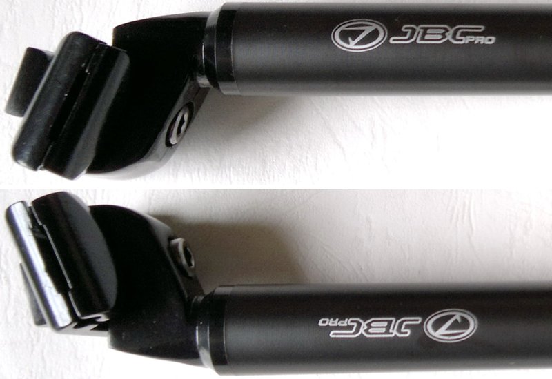 全新 特價再1支 JBC PRO 專業級 高質感水平髮絲細紋 輕量 鋁合金 座管27.2mm