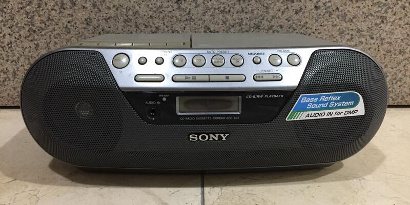 【SONY】卡帶 CD 可錄式 手提音響 CFD-S05
