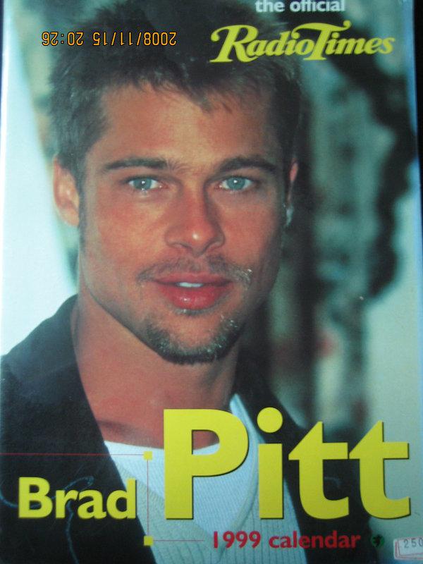 (進口寫真月曆) 布萊德彼特Brad Pitt 1999年(購於英國) - 值得收藏