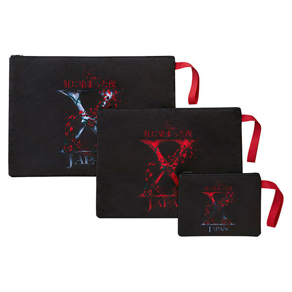 現貨 X JAPAN 2018 幕張 染紅之夜 旅行收納袋三件組