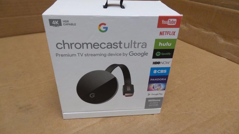 最新三代可刷卡+免運費※台北快貨※谷歌Google Chromecast ULTRA 4K影音串流機上盒