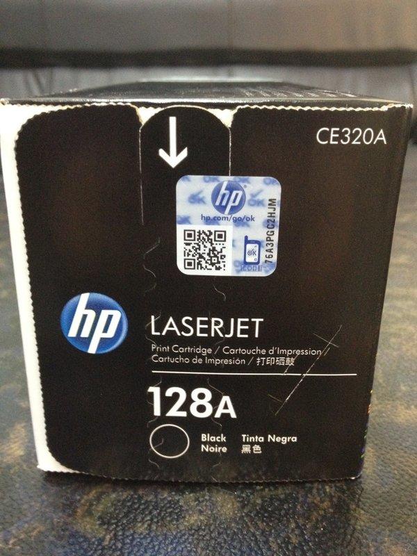 (含稅價)HP CE320A 128A 全新原廠黑色碳粉匣 適用HP CM1415fn/CP1525