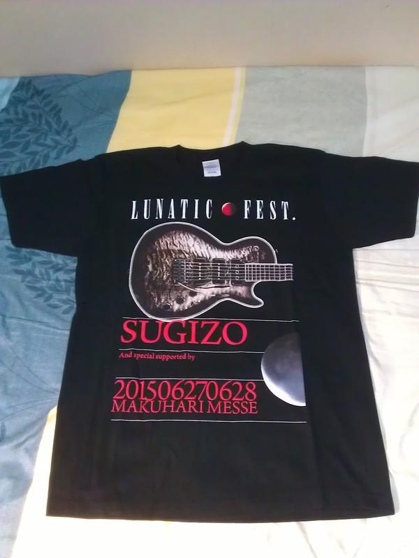 SUGIZO  Luntic Fest ESP 吉他 T 恤 Luna Sea