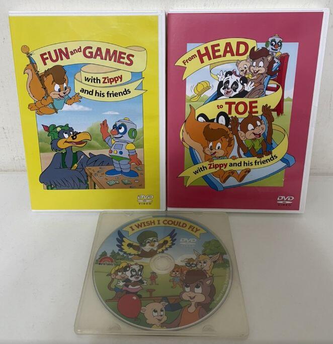 寰宇迪士尼Fun and Games I Wish I could Fly 三片Zippy DVD Disney