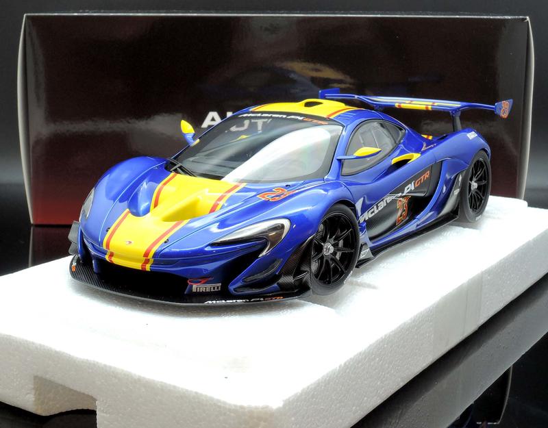 【MASH-2館】現貨特價 Autoart 1/18 McLaren P1 GTR blue