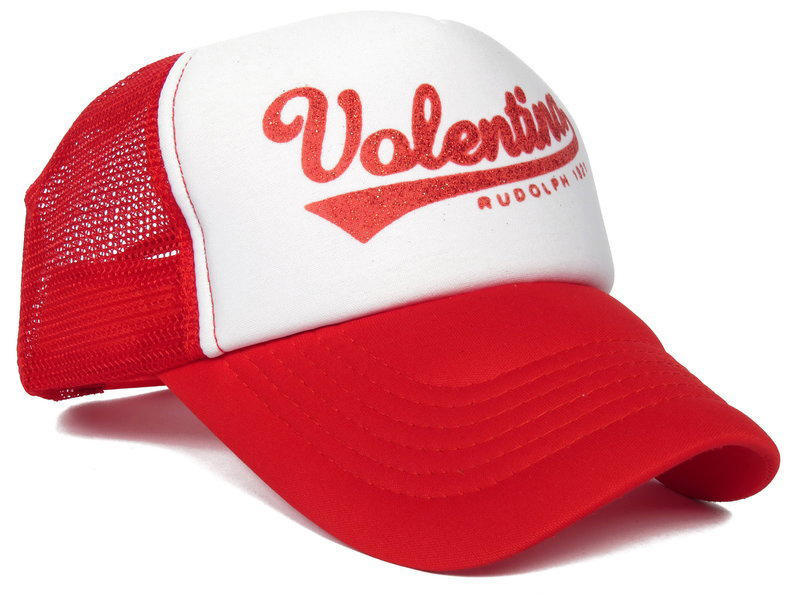 帽子專賣店 Volentina rudolph 1921超搶眼亮片字體網帽Q368-1 紅色款