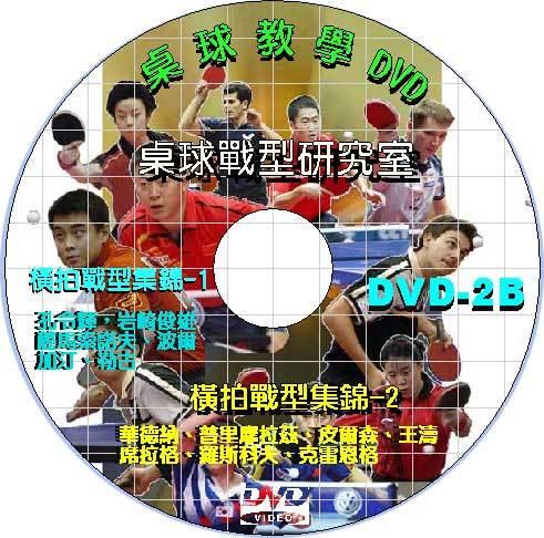●徐老師桌球●桌球教學 DVD-2B看世界頂尖的技術 [桌球戰型研究室] 橫拍戰型集錦1&2