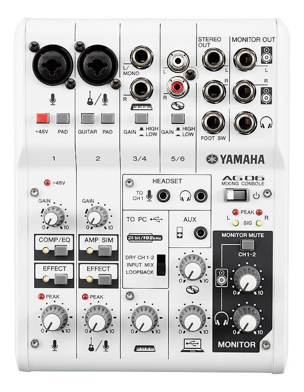 100%台灣公司貨】 YAMAHA AG06 MK2 混音器(內建LOOP功能) 網路天空