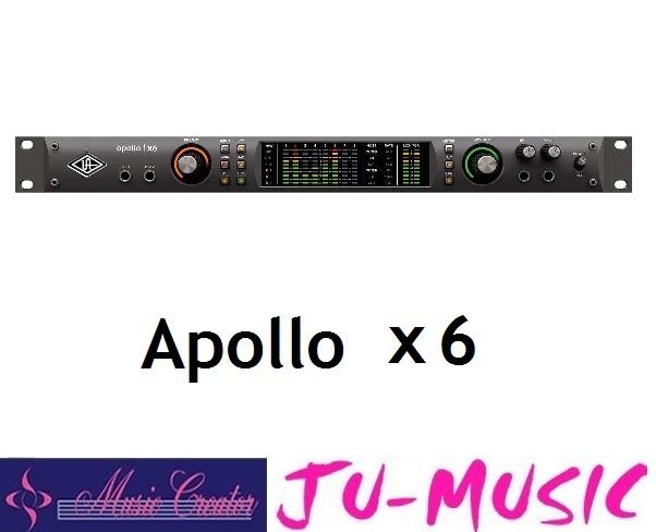 造韻樂器音響- JU-MUSIC - Universal Audio Apollo x6 Thunderbolt
