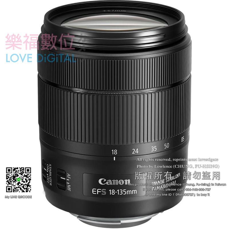 樂福數位 Canon 新版 NANO USM EF-S IS 18-135mm F3.5 - F5.6 公司貨 全新裸鏡