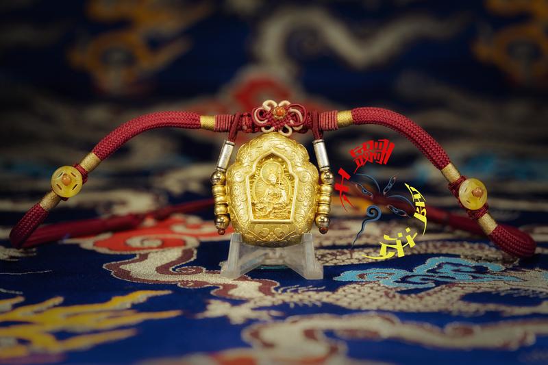 金法 如法安奉西藏、不丹高山數百年前古佛寺大加持聖物法寶圓滿、精銅造作莊嚴浮雕 蓮師 小佛龕
