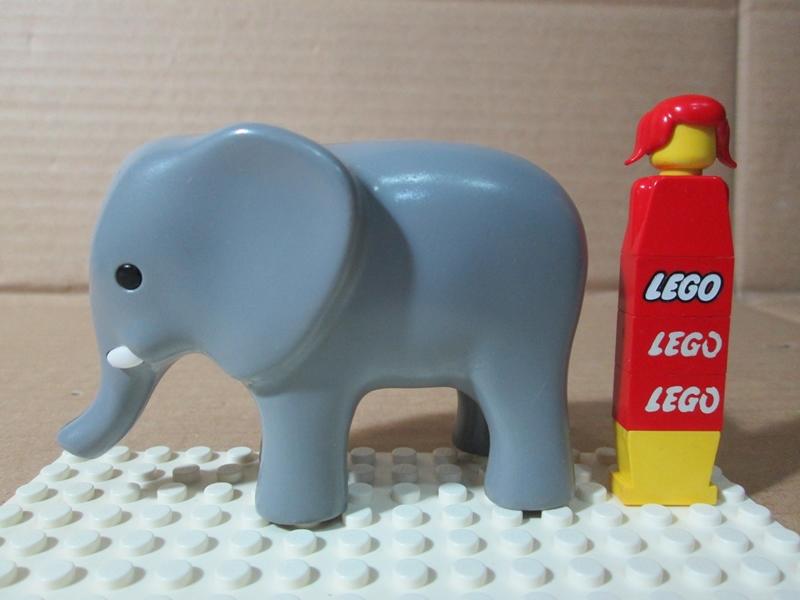 摩比 Playmobil 123 小象 中古品 如圖