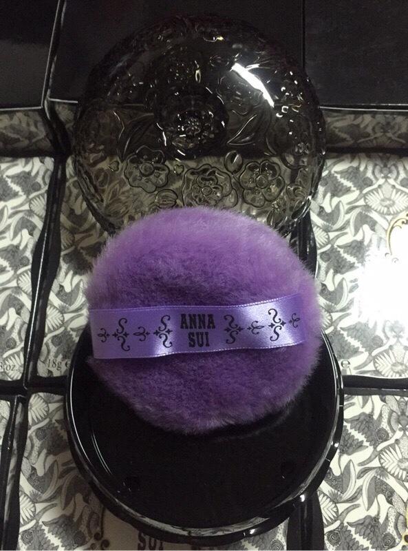 ANNA SUI  安娜蘇 魔法肌密蜜粉空盒 黑紫/黑色