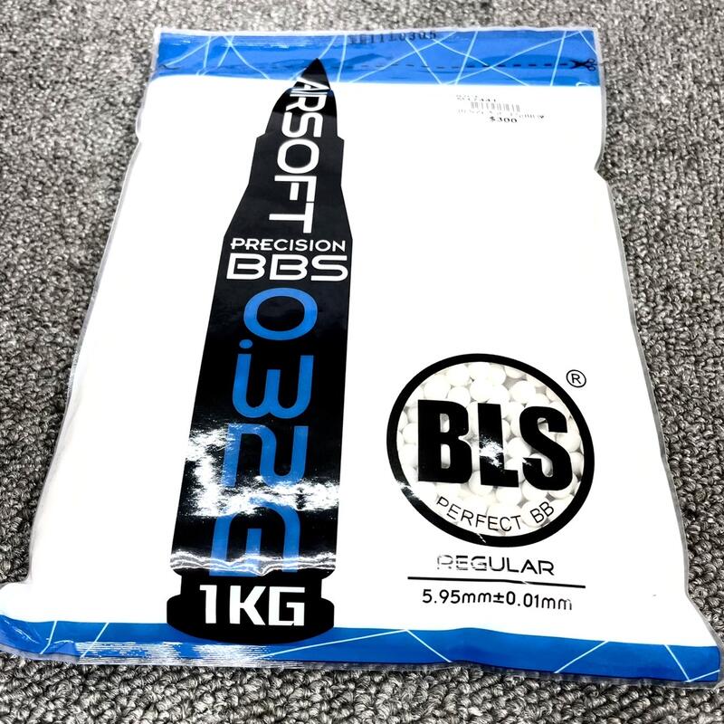 【森下商社】BLS 0.32g BB彈（白）精密彈 研磨彈 5.95mm 1kg 生存遊戲 GBB AEG 17441